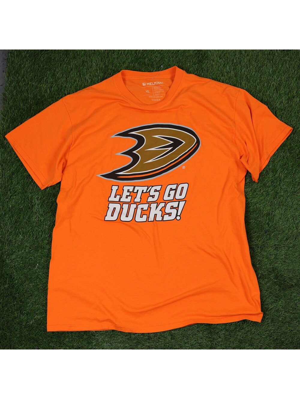 Anaheim Ducks Let’s Go Ducks Orange T-Shirt